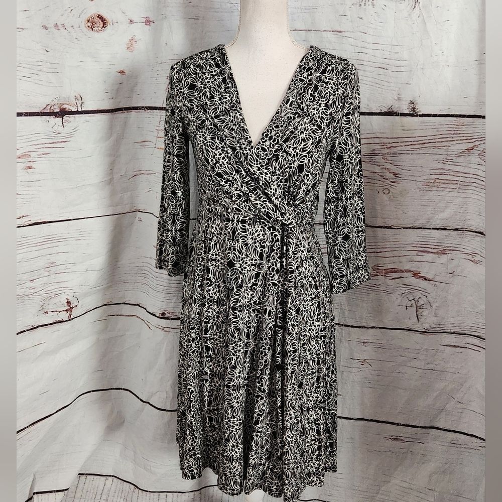 Soma Side Twist 3/4 Sleeve Dress Size Medium NWT